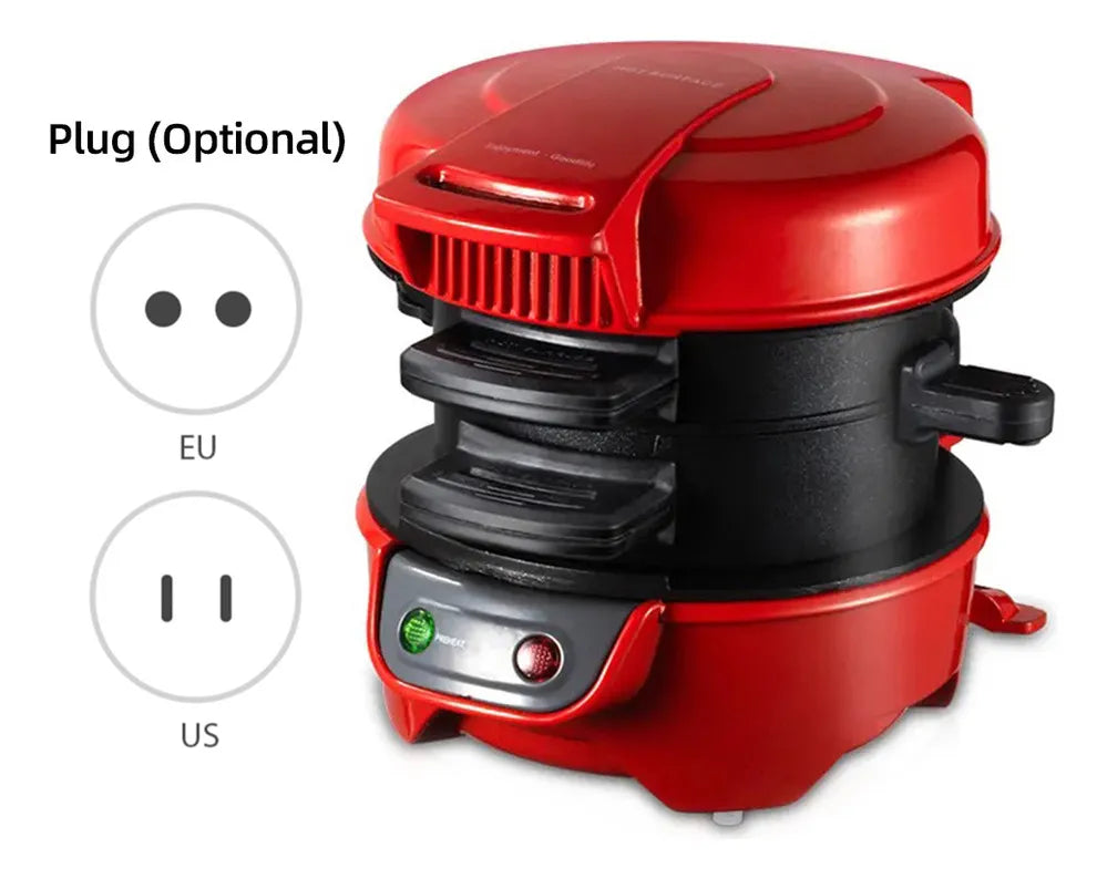 “Haz más con menos – Máquina 3 en 1 para desayunos rápidos y deliciosos”