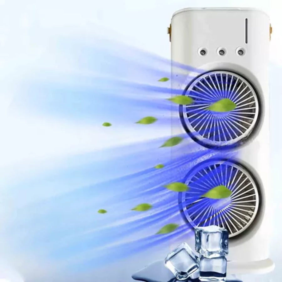 🌬️ "Refresca tu hogar con potencia doble – Ventilador Torre Doble en Oferta"