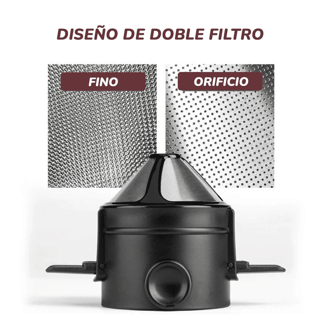 Tu café perfecto, siempre contigo – Descubre el filtro portátil
