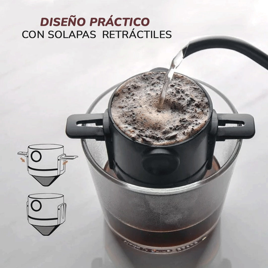 Tu café perfecto, siempre contigo – Descubre el filtro portátil